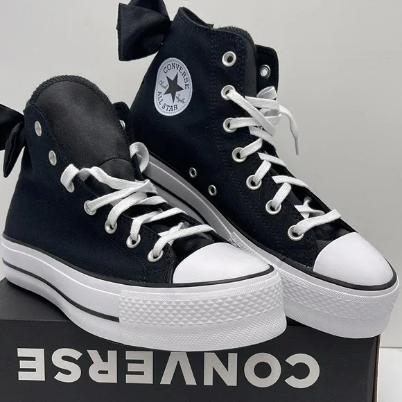 Converse WMNS CTAS LIFT HI
BLACK/WHITE/BLACK А14828C Platforms Sneakers - Picture 7 of 16